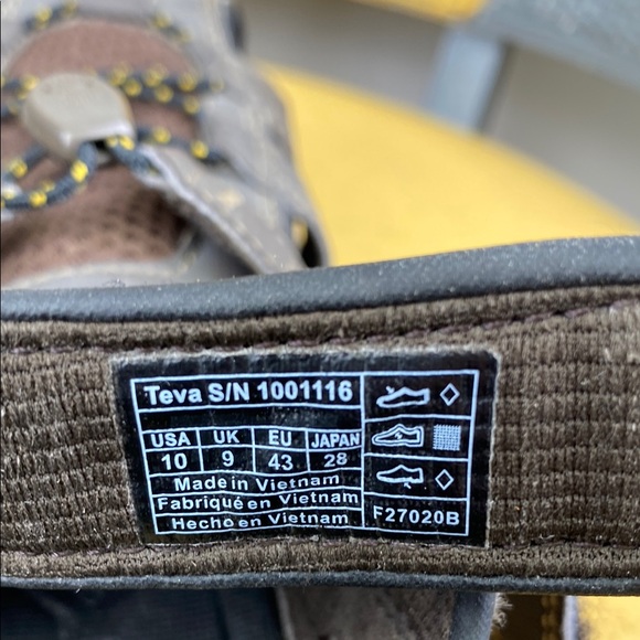 Teva Forebay Turkish Coffee Sandals Men’s 10 - Picture 8 of 9